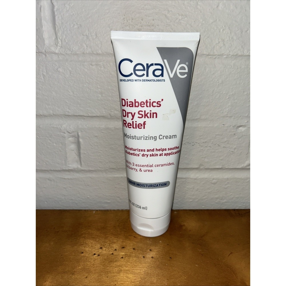 CeraVe‎ Moisturizing Cream for Diabetics' Dry Skin Relief 8 Fl Oz